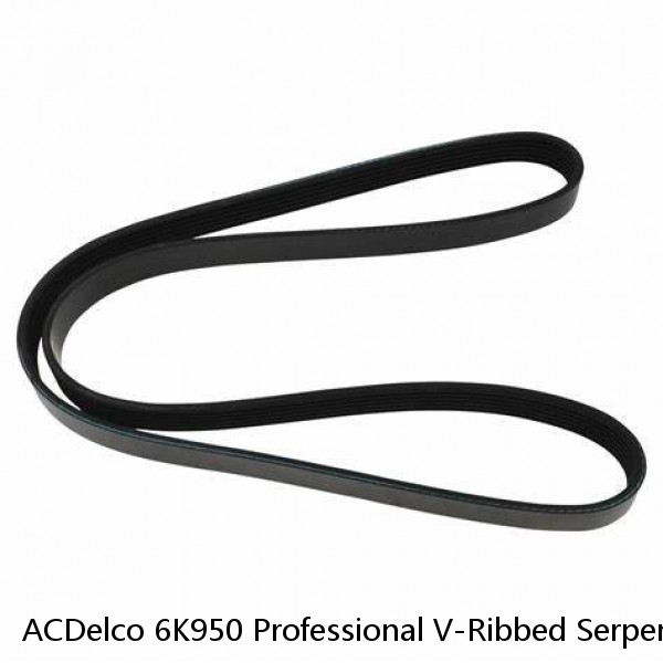 ACDelco 6K950 Professional V-Ribbed Serpentine Belt (Fits: Audi)