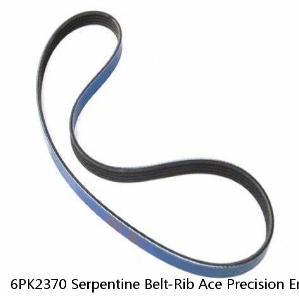 6PK2370 Serpentine Belt-Rib Ace Precision Engineered V-Ribbed Belt (Fits: Audi)