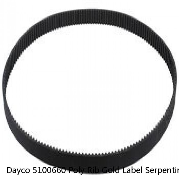 Dayco 5100660 Poly Rib Gold Label Serpentine Belt 10PK1675 (66" 10-Rib)