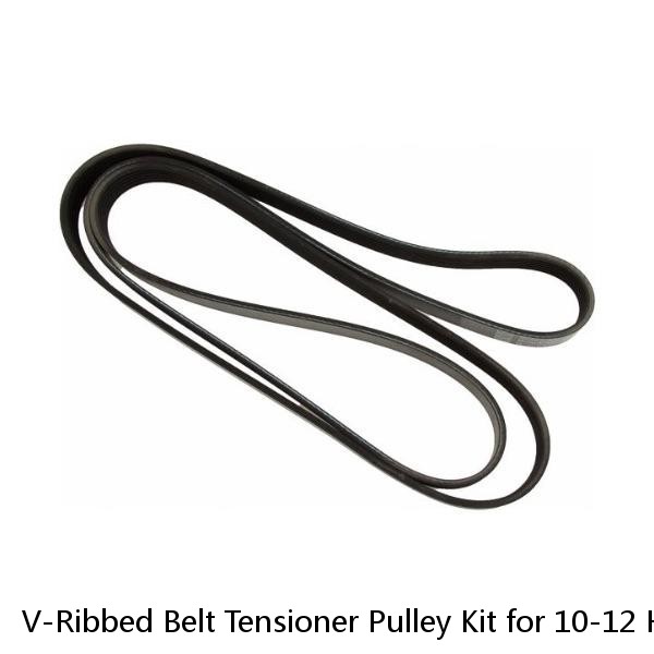 V-Ribbed Belt Tensioner Pulley Kit for 10-12 Hyundai Santa Fe Kia Sorento 2.4L